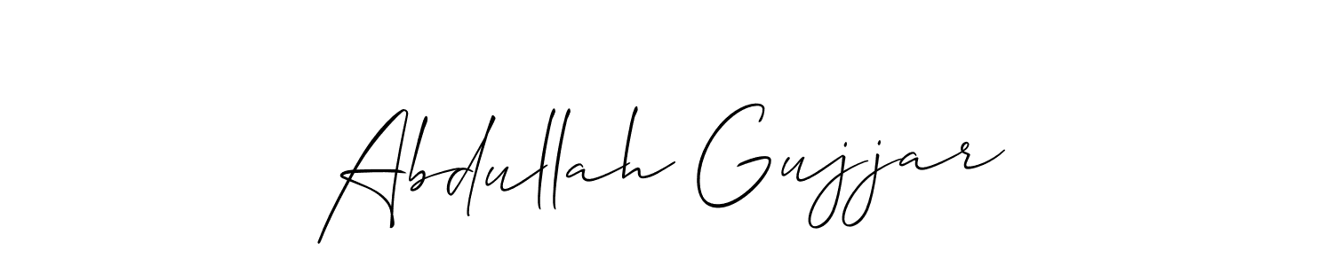 Once you've used our free online signature maker to create your best signature Allison_Script style, it's time to enjoy all of the benefits that Abdullah Gujjar name signing documents. Abdullah Gujjar signature style 2 images and pictures png