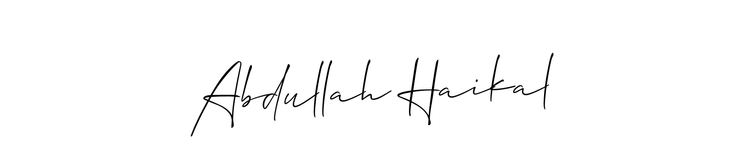 Check out images of Autograph of Abdullah Haikal name. Actor Abdullah Haikal Signature Style. Allison_Script is a professional sign style online. Abdullah Haikal signature style 2 images and pictures png