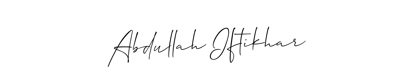 Here are the top 10 professional signature styles for the name Abdullah Iftikhar. These are the best autograph styles you can use for your name. Abdullah Iftikhar signature style 2 images and pictures png