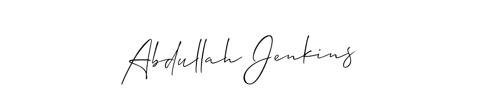 Similarly Allison_Script is the best handwritten signature design. Signature creator online .You can use it as an online autograph creator for name Abdullah Jenkins. Abdullah Jenkins signature style 2 images and pictures png