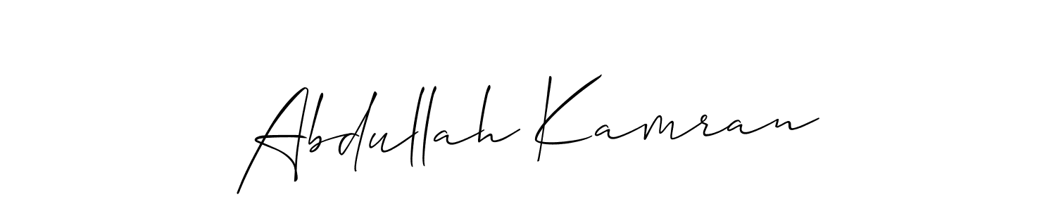 Best and Professional Signature Style for Abdullah Kamran. Allison_Script Best Signature Style Collection. Abdullah Kamran signature style 2 images and pictures png