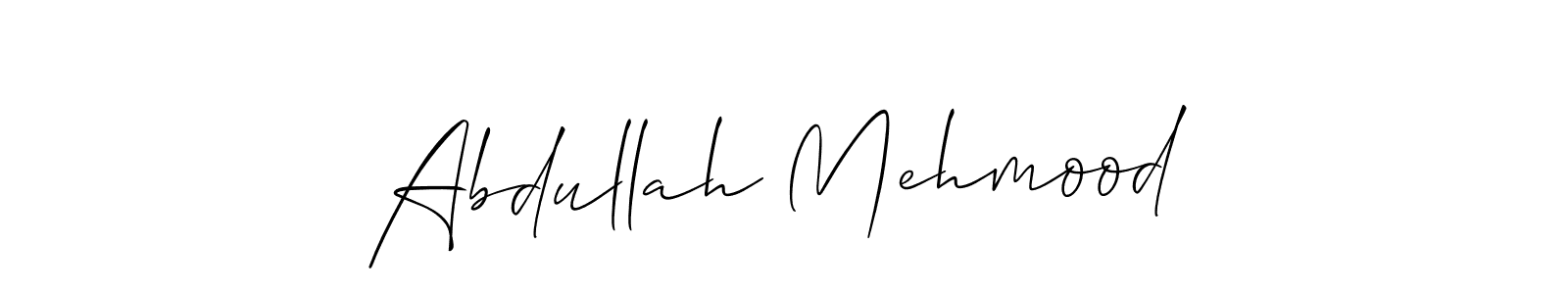 The best way (Allison_Script) to make a short signature is to pick only two or three words in your name. The name Abdullah Mehmood include a total of six letters. For converting this name. Abdullah Mehmood signature style 2 images and pictures png