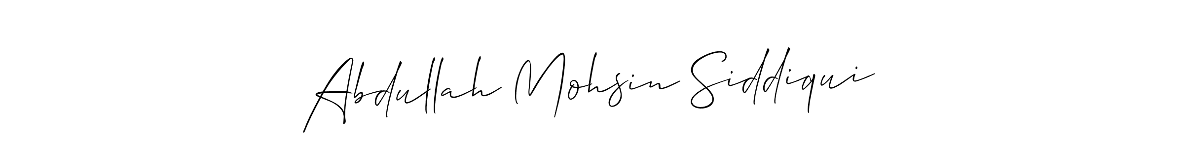 Also You can easily find your signature by using the search form. We will create Abdullah Mohsin Siddiqui name handwritten signature images for you free of cost using Allison_Script sign style. Abdullah Mohsin Siddiqui signature style 2 images and pictures png