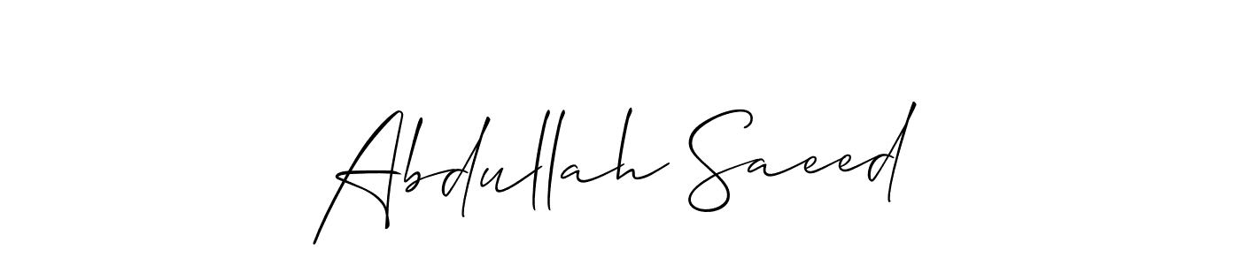 See photos of Abdullah Saeed official signature by Spectra . Check more albums & portfolios. Read reviews & check more about Allison_Script font. Abdullah Saeed signature style 2 images and pictures png