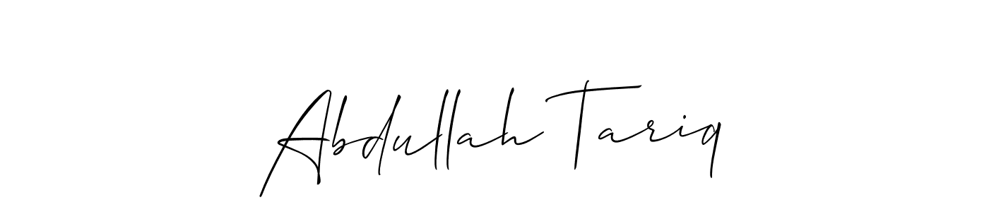 Best and Professional Signature Style for Abdullah Tariq. Allison_Script Best Signature Style Collection. Abdullah Tariq signature style 2 images and pictures png