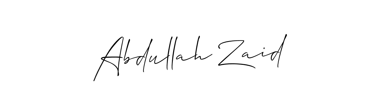 This is the best signature style for the Abdullah Zaid name. Also you like these signature font (Allison_Script). Mix name signature. Abdullah Zaid signature style 2 images and pictures png