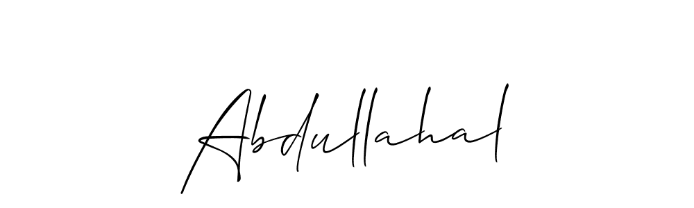 Allison_Script is a professional signature style that is perfect for those who want to add a touch of class to their signature. It is also a great choice for those who want to make their signature more unique. Get Abdullahal name to fancy signature for free. Abdullahal signature style 2 images and pictures png