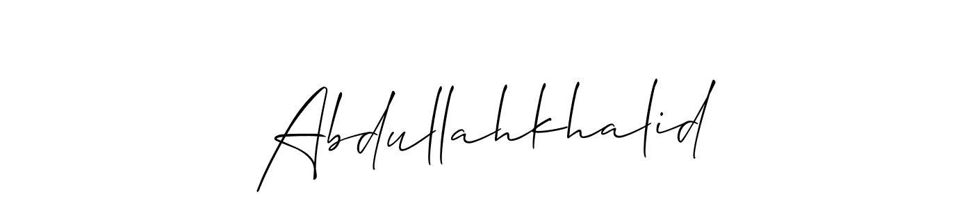 How to Draw Abdullahkhalid signature style? Allison_Script is a latest design signature styles for name Abdullahkhalid. Abdullahkhalid signature style 2 images and pictures png