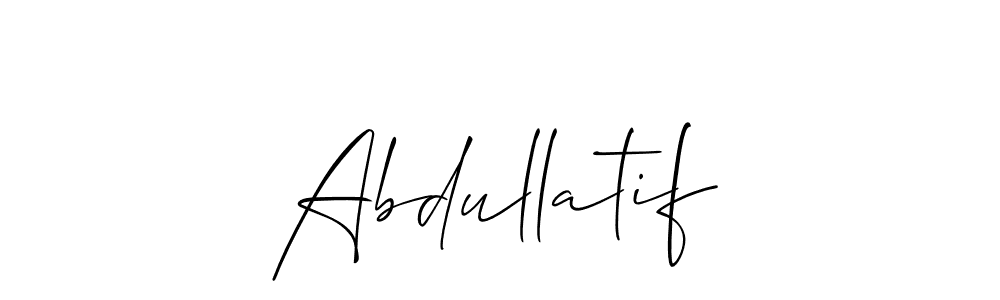 This is the best signature style for the Abdullatif name. Also you like these signature font (Allison_Script). Mix name signature. Abdullatif signature style 2 images and pictures png