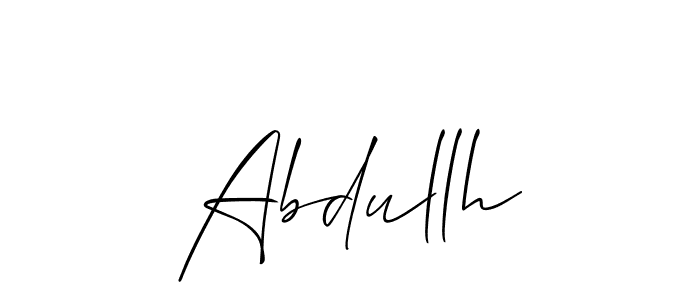 if you are searching for the best signature style for your name Abdullh. so please give up your signature search. here we have designed multiple signature styles  using Allison_Script. Abdullh signature style 2 images and pictures png