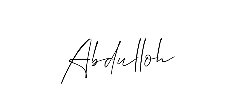 Once you've used our free online signature maker to create your best signature Allison_Script style, it's time to enjoy all of the benefits that Abdulloh name signing documents. Abdulloh signature style 2 images and pictures png