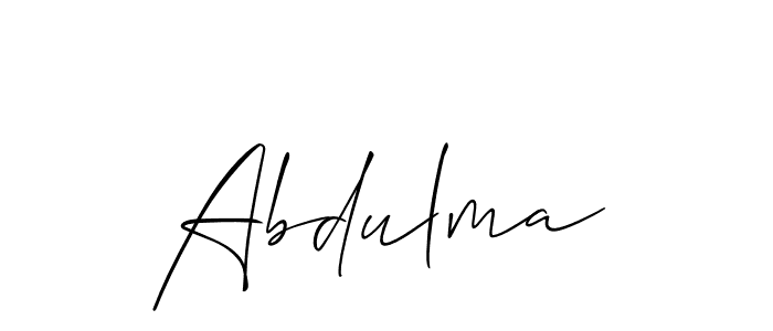 Make a beautiful signature design for name Abdulma. With this signature (Allison_Script) style, you can create a handwritten signature for free. Abdulma signature style 2 images and pictures png