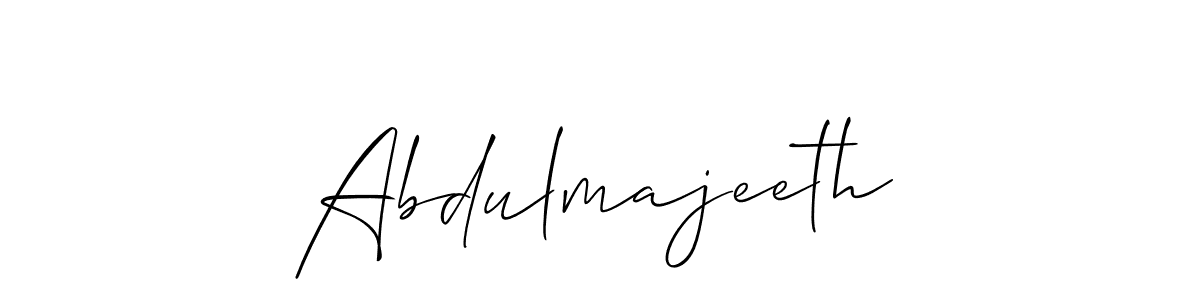 Create a beautiful signature design for name Abdulmajeeth. With this signature (Allison_Script) fonts, you can make a handwritten signature for free. Abdulmajeeth signature style 2 images and pictures png