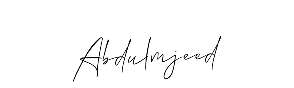 How to Draw Abdulmjeed signature style? Allison_Script is a latest design signature styles for name Abdulmjeed. Abdulmjeed signature style 2 images and pictures png