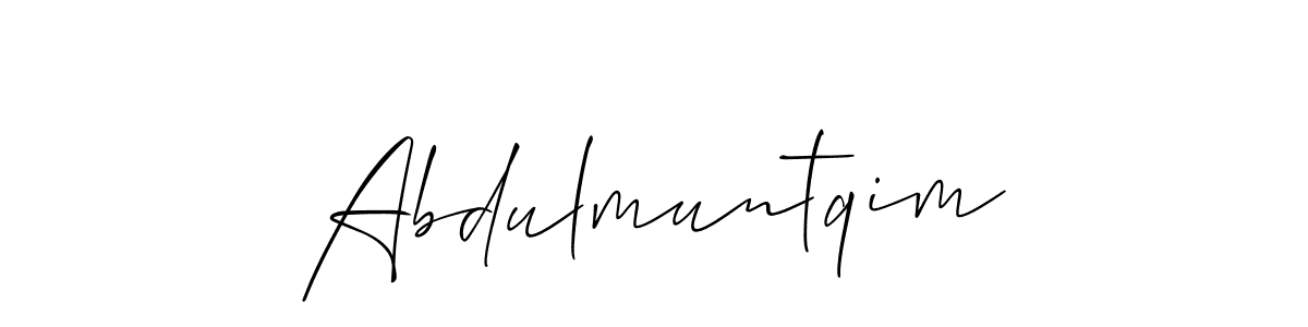 How to Draw Abdulmuntqim signature style? Allison_Script is a latest design signature styles for name Abdulmuntqim. Abdulmuntqim signature style 2 images and pictures png