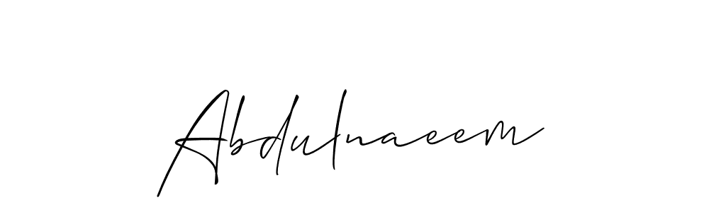Also we have Abdulnaeem name is the best signature style. Create professional handwritten signature collection using Allison_Script autograph style. Abdulnaeem signature style 2 images and pictures png