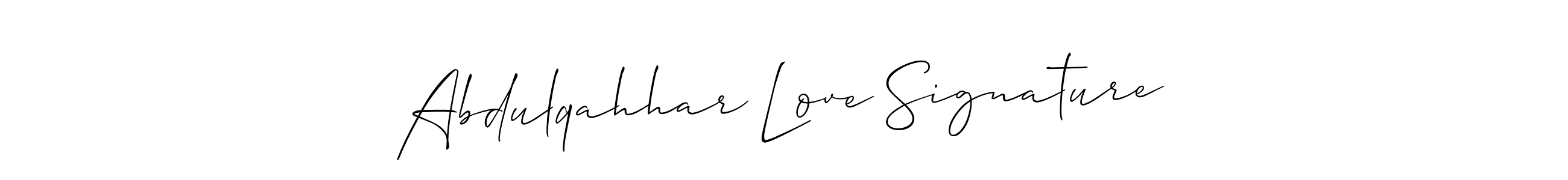 How to Draw Abdulqahhar Love Signature signature style? Allison_Script is a latest design signature styles for name Abdulqahhar Love Signature. Abdulqahhar Love Signature signature style 2 images and pictures png