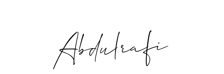 Create a beautiful signature design for name Abdulrafi. With this signature (Allison_Script) fonts, you can make a handwritten signature for free. Abdulrafi signature style 2 images and pictures png