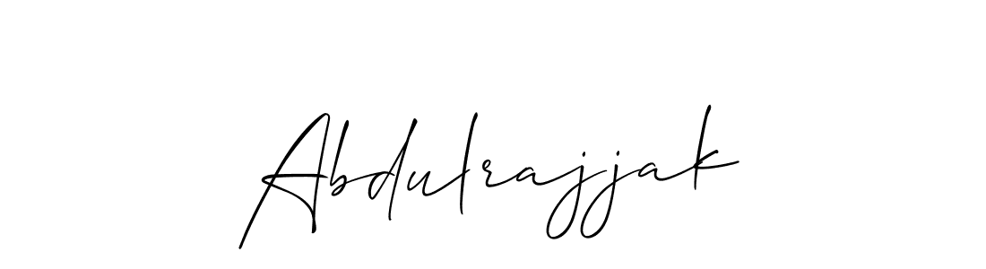 if you are searching for the best signature style for your name Abdulrajjak. so please give up your signature search. here we have designed multiple signature styles  using Allison_Script. Abdulrajjak signature style 2 images and pictures png