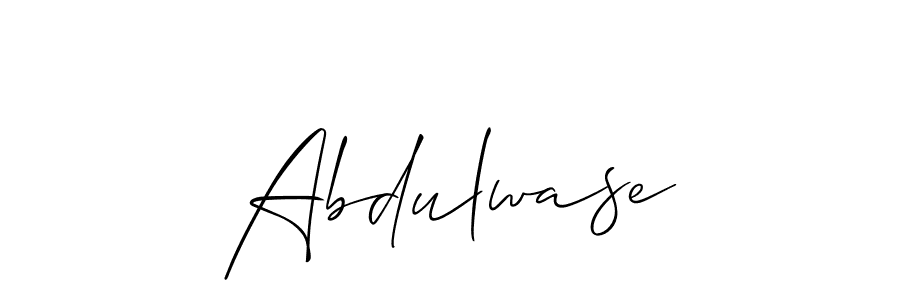 It looks lik you need a new signature style for name Abdulwase. Design unique handwritten (Allison_Script) signature with our free signature maker in just a few clicks. Abdulwase signature style 2 images and pictures png