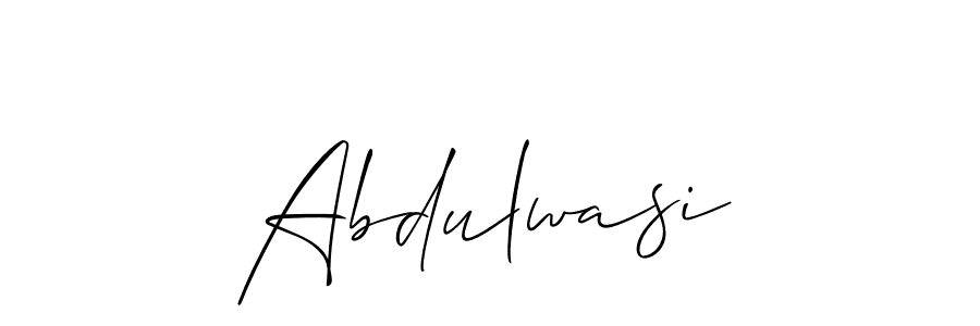Abdulwasi stylish signature style. Best Handwritten Sign (Allison_Script) for my name. Handwritten Signature Collection Ideas for my name Abdulwasi. Abdulwasi signature style 2 images and pictures png