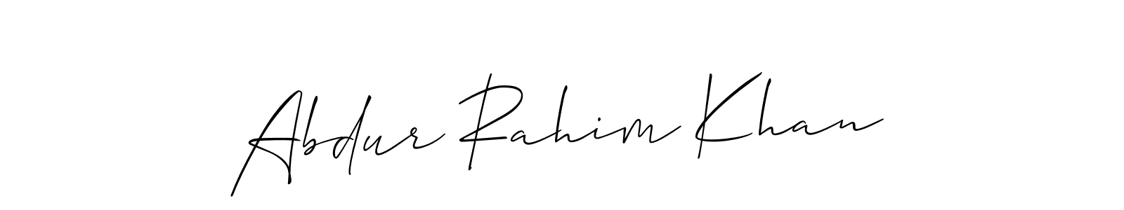 How to Draw Abdur Rahim Khan signature style? Allison_Script is a latest design signature styles for name Abdur Rahim Khan. Abdur Rahim Khan signature style 2 images and pictures png