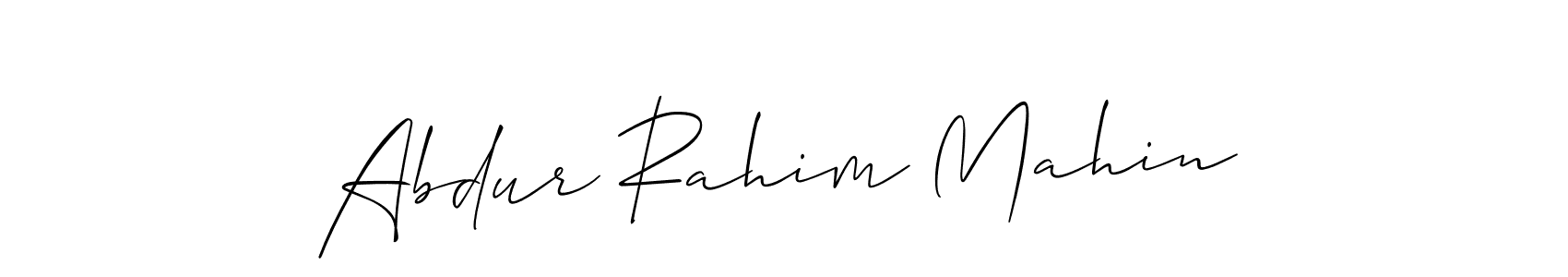 This is the best signature style for the Abdur Rahim Mahin name. Also you like these signature font (Allison_Script). Mix name signature. Abdur Rahim Mahin signature style 2 images and pictures png