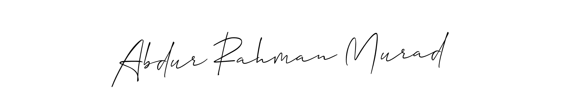 Create a beautiful signature design for name Abdur Rahman Murad. With this signature (Allison_Script) fonts, you can make a handwritten signature for free. Abdur Rahman Murad signature style 2 images and pictures png