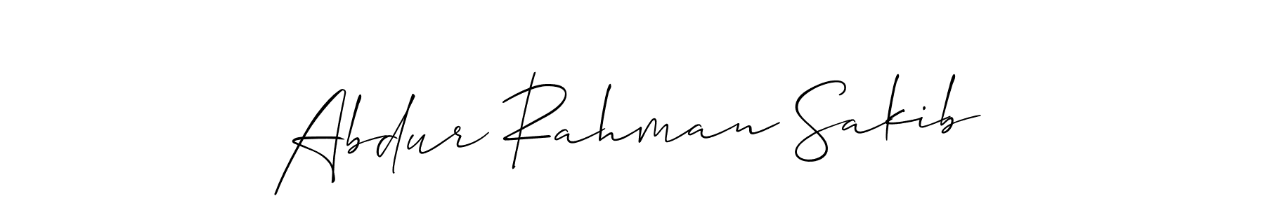 You should practise on your own different ways (Allison_Script) to write your name (Abdur Rahman Sakib) in signature. don't let someone else do it for you. Abdur Rahman Sakib signature style 2 images and pictures png