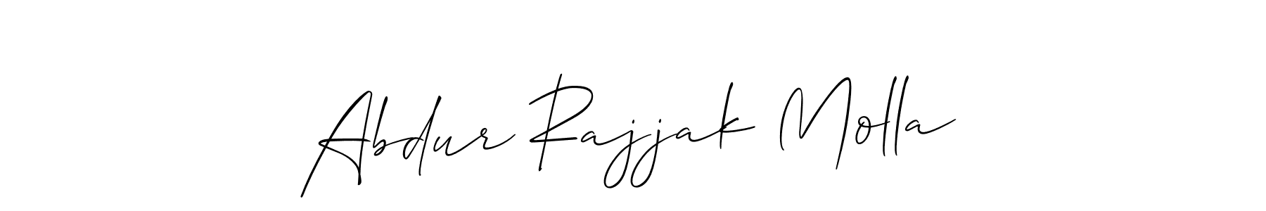 How to make Abdur Rajjak Molla signature? Allison_Script is a professional autograph style. Create handwritten signature for Abdur Rajjak Molla name. Abdur Rajjak Molla signature style 2 images and pictures png