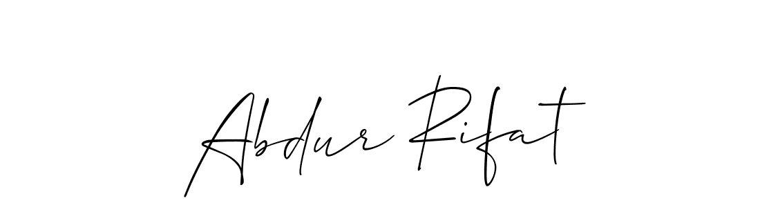 Make a short Abdur Rifat signature style. Manage your documents anywhere anytime using Allison_Script. Create and add eSignatures, submit forms, share and send files easily. Abdur Rifat signature style 2 images and pictures png