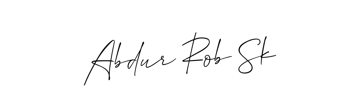 Abdur Rob Sk stylish signature style. Best Handwritten Sign (Allison_Script) for my name. Handwritten Signature Collection Ideas for my name Abdur Rob Sk. Abdur Rob Sk signature style 2 images and pictures png