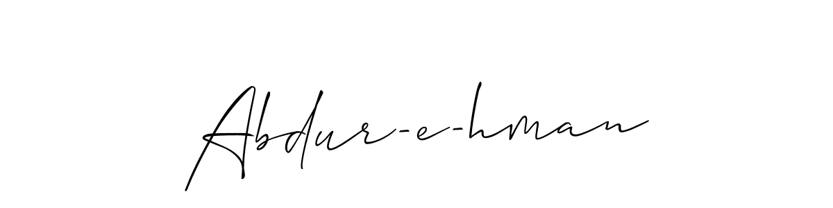 if you are searching for the best signature style for your name Abdur-e-hman. so please give up your signature search. here we have designed multiple signature styles  using Allison_Script. Abdur-e-hman signature style 2 images and pictures png