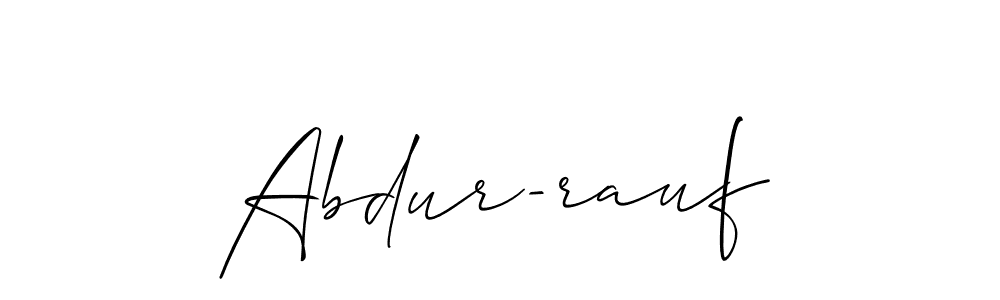 Also You can easily find your signature by using the search form. We will create Abdur-rauf name handwritten signature images for you free of cost using Allison_Script sign style. Abdur-rauf signature style 2 images and pictures png