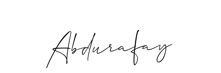 It looks lik you need a new signature style for name Abdurafay. Design unique handwritten (Allison_Script) signature with our free signature maker in just a few clicks. Abdurafay signature style 2 images and pictures png