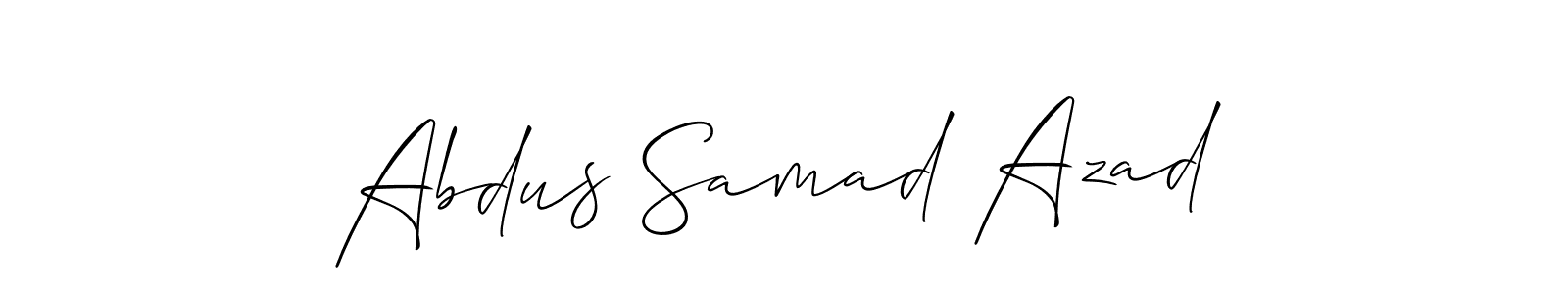 Make a beautiful signature design for name Abdus Samad Azad. Use this online signature maker to create a handwritten signature for free. Abdus Samad Azad signature style 2 images and pictures png