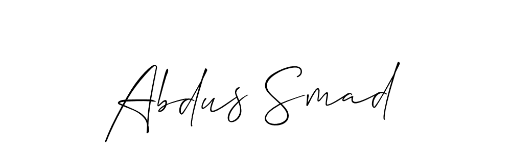 Make a beautiful signature design for name Abdus Smad. Use this online signature maker to create a handwritten signature for free. Abdus Smad signature style 2 images and pictures png