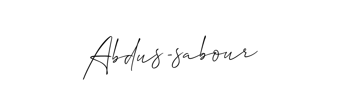 Abdus-sabour stylish signature style. Best Handwritten Sign (Allison_Script) for my name. Handwritten Signature Collection Ideas for my name Abdus-sabour. Abdus-sabour signature style 2 images and pictures png