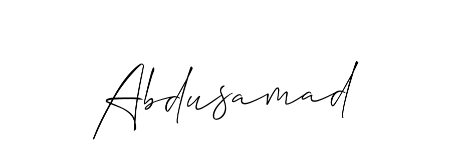 Also You can easily find your signature by using the search form. We will create Abdusamad name handwritten signature images for you free of cost using Allison_Script sign style. Abdusamad signature style 2 images and pictures png