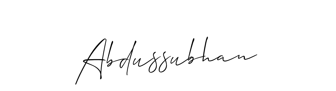 Make a short Abdussubhan signature style. Manage your documents anywhere anytime using Allison_Script. Create and add eSignatures, submit forms, share and send files easily. Abdussubhan signature style 2 images and pictures png