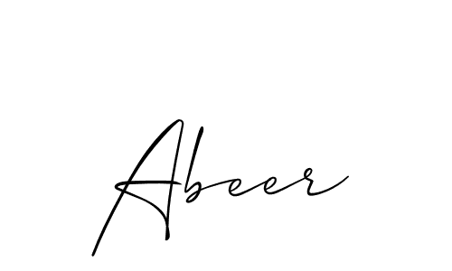 Abeer stylish signature style. Best Handwritten Sign (Allison_Script) for my name. Handwritten Signature Collection Ideas for my name Abeer. Abeer signature style 2 images and pictures png