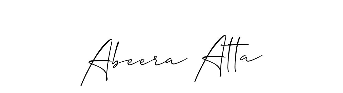 You can use this online signature creator to create a handwritten signature for the name Abeera Atta. This is the best online autograph maker. Abeera Atta signature style 2 images and pictures png