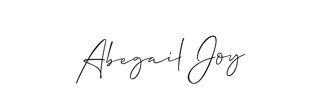 Allison_Script is a professional signature style that is perfect for those who want to add a touch of class to their signature. It is also a great choice for those who want to make their signature more unique. Get Abegail Joy name to fancy signature for free. Abegail Joy signature style 2 images and pictures png