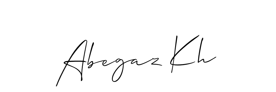 This is the best signature style for the Abegaz Kh name. Also you like these signature font (Allison_Script). Mix name signature. Abegaz Kh signature style 2 images and pictures png