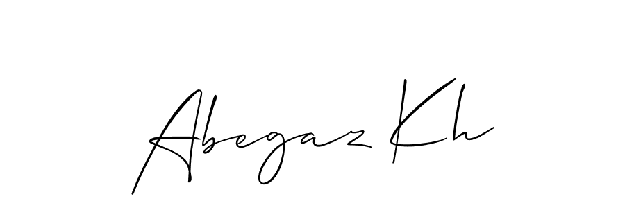 Allison_Script is a professional signature style that is perfect for those who want to add a touch of class to their signature. It is also a great choice for those who want to make their signature more unique. Get Abegaz Kh name to fancy signature for free. Abegaz Kh signature style 2 images and pictures png