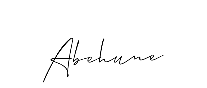 Make a short Abehune signature style. Manage your documents anywhere anytime using Allison_Script. Create and add eSignatures, submit forms, share and send files easily. Abehune signature style 2 images and pictures png