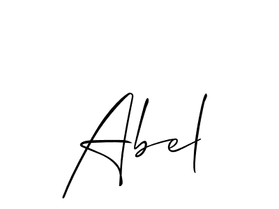 Create a beautiful signature design for name Abel. With this signature (Allison_Script) fonts, you can make a handwritten signature for free. Abel signature style 2 images and pictures png