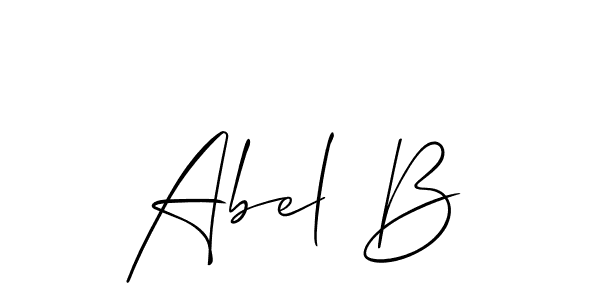 This is the best signature style for the Abel B name. Also you like these signature font (Allison_Script). Mix name signature. Abel B signature style 2 images and pictures png