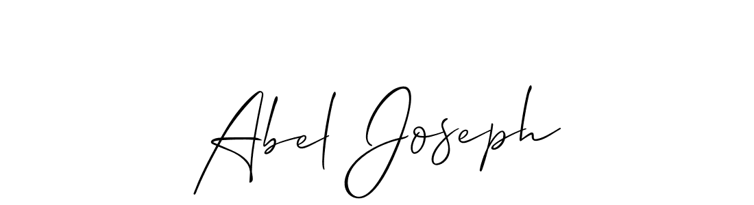 Create a beautiful signature design for name Abel Joseph. With this signature (Allison_Script) fonts, you can make a handwritten signature for free. Abel Joseph signature style 2 images and pictures png