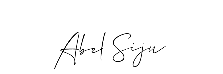 Make a beautiful signature design for name Abel Siju. With this signature (Allison_Script) style, you can create a handwritten signature for free. Abel Siju signature style 2 images and pictures png